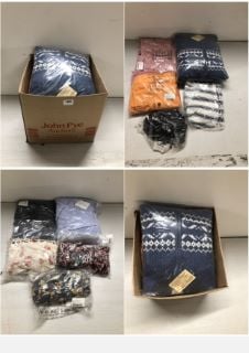 BOX OF PREMIUM CLOTHING ITEMS IN VARIOUS SIZES & DESIGNS