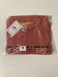 JOE BROWNS POLO SHIRT IN RED - SIZE M