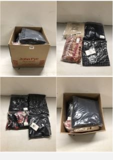 BOX OF PREMIUM CLOTHING ITEMS IN VARIOUS SIZES & DESIGNS