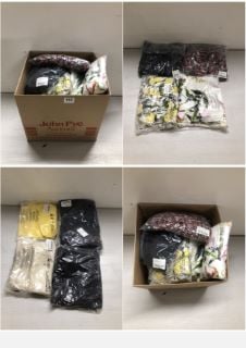 BOX OF PREMIUM CLOTHING ITEMS IN VARIOUS SIZES & DESIGNS