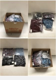 BOX OF PREMIUM CLOTHING ITEMS IN VARIOUS SIZES & DESIGNS