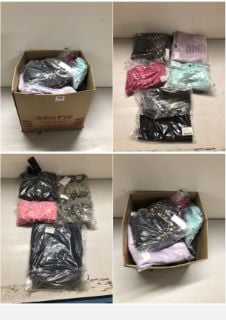 BOX OF PREMIUM CLOTHING ITEMS IN VARIOUS SIZES & DESIGNS