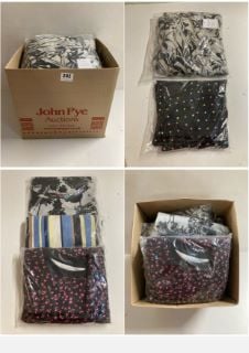 BOX OF PREMIUM CLOTHING ITEMS IN VARIOUS SIZES & DESIGNS