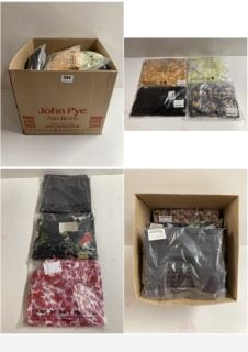 BOX OF PREMIUM CLOTHING ITEMS IN VARIOUS SIZES & DESIGNS