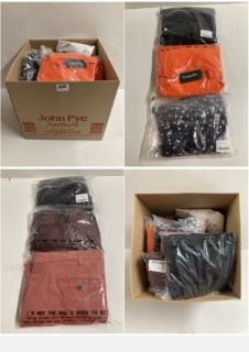 BOX OF PREMIUM CLOTHING ITEMS IN VARIOUS SIZES & DESIGNS