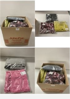 BOX OF PREMIUM CLOTHING ITEMS IN VARIOUS SIZES & DESIGNS