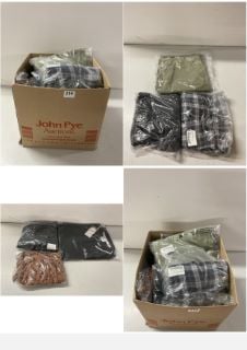 BOX OF PREMIUM CLOTHING ITEMS IN VARIOUS SIZES & DESIGNS