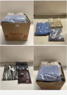 BOX OF PREMIUM CLOTHING ITEMS IN VARIOUS SIZES & DESIGNS