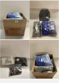 BOX OF PREMIUM CLOTHING ITEMS IN VARIOUS SIZES & DESIGNS