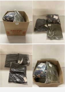 BOX OF PREMIUM CLOTHING ITEMS IN VARIOUS SIZES & DESIGNS