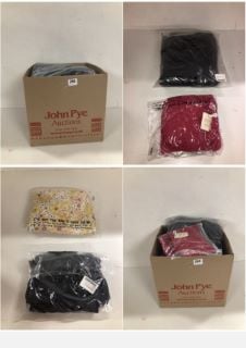 BOX OF PREMIUM CLOTHING ITEMS IN VARIOUS SIZES & DESIGNS