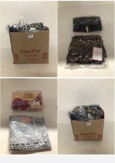 BOX OF PREMIUM CLOTHING ITEMS IN VARIOUS SIZES & DESIGNS