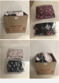 BOX OF PREMIUM CLOTHING ITEMS IN VARIOUS SIZES & DESIGNS