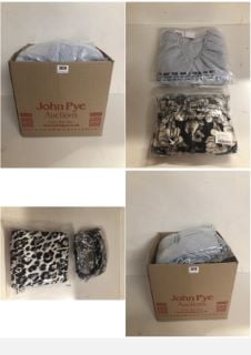 BOX OF PREMIUM CLOTHING ITEMS IN VARIOUS SIZES & DESIGNS