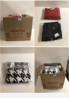 BOX OF PREMIUM CLOTHING ITEMS IN VARIOUS SIZES & DESIGNS