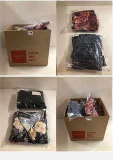 BOX OF PREMIUM CLOTHING ITEMS IN VARIOUS SIZES & DESIGNS