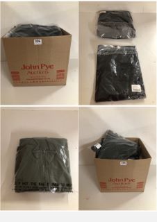 BOX OF PREMIUM CLOTHING ITEMS IN VARIOUS SIZES & DESIGNS