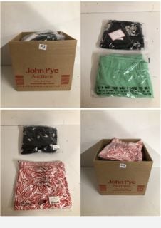 BOX OF PREMIUM CLOTHING ITEMS IN VARIOUS SIZES & DESIGNS