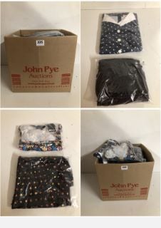 BOX OF PREMIUM CLOTHING ITEMS IN VARIOUS SIZES & DESIGNS