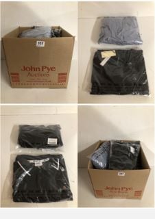 BOX OF PREMIUM CLOTHING ITEMS IN VARIOUS SIZES & DESIGNS