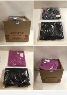 BOX OF PREMIUM CLOTHING ITEMS IN VARIOUS SIZES & DESIGNS