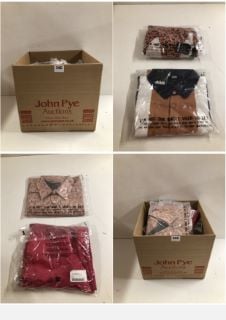 BOX OF PREMIUM CLOTHING ITEMS IN VARIOUS SIZES & DESIGNS