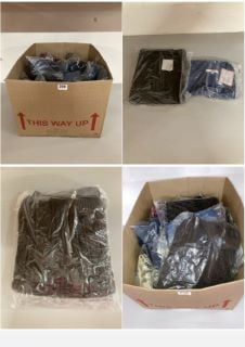 BOX OF PREMIUM CLOTHING ITEMS IN VARIOUS SIZES & DESIGNS