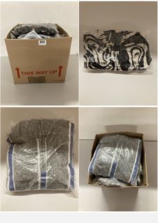 BOX OF PREMIUM CLOTHING ITEMS IN VARIOUS SIZES & DESIGNS