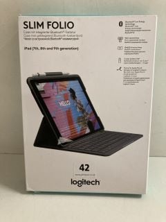 LOGITECH CASE WITH INTEGRATED KEYBOARD (IPAD 7TH, 8TH AND 9TH GENERATION)