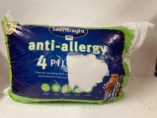 SILENTNIGHT ANTI-ALLERGY 4 PILLOWS