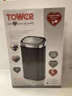 TOWER 58 LITRE AUTOMATIC SENSOR BIN