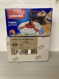 2 X ITEMS TO INCLUDE TURBO 2IN1 MICROFIBRE SET