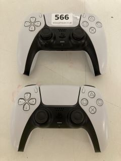 2 X SONY PLAYSTATION 5 DUALSENSE WIRELESS GAMING CONTROLLER