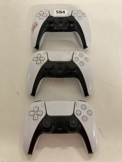 3 X SONY PLAYSTATION 5 DUALSENSE WIRELESS GAMING CONTROLLER