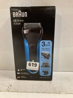 BRAUN S3 SHAVE & STYLE 3 IN 1