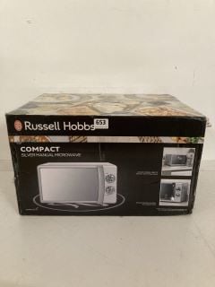 RUSSELL HOBBS COMPACT SILVER MANUAL MICROWAVE