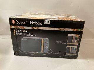 RUSSELL HOBBS SCANDI COMPACT MANUAL MICROWAVE