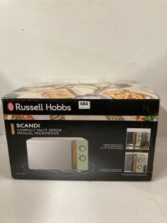 RUSSELL HOBBS SCANDI COMPACT MANUAL MICROWAVE