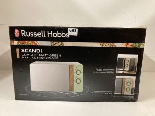 RUSSELL HOBBS SCANDI COMPACT MANUAL MICROWAVE