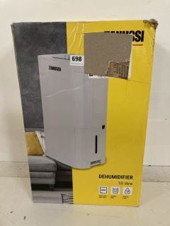 ZANUSSI 18L DEHUMIDIFIER