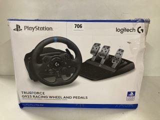 LOGITECH PLAYSTATION TRUEFORCE G923 RACING WHEEL & PEDALS