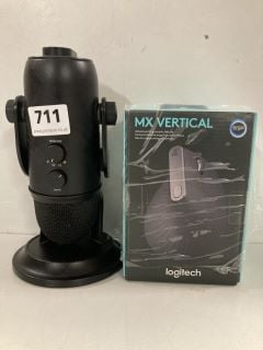 2 X ITEMS TO INCLUDE LOGITECH MX VERTICAL ERGONOMIC MOUSE