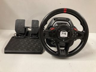 THRUSTMASTER RACING STEERING WHEEL & PEDALS