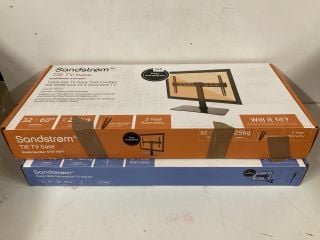 2 X SANDSTROM ITEMS TO INCLUDE TILT TV BASE