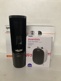 3 X ITEMS TO INCLUDE ESSENTIALS FAN HEATER