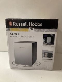 RUSSELL HOBBS 8L SILVER GLASS COOLER