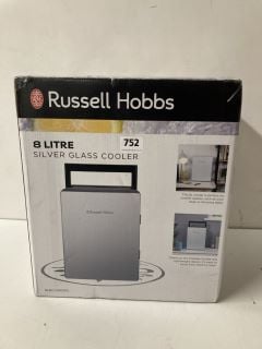 RUSSELL HOBBS 8L BLACK GLASS COOLER