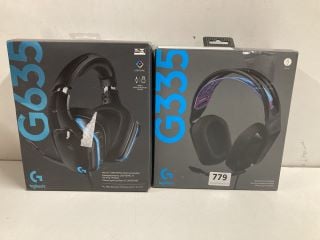 2 X LOGITECH HEADSETS TO INCLUDE LOGITECH G335 HEADSET