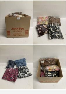 BOX OF PREMIUM CLOTHING ITEMS IN VARIOUS SIZES & DESIGNS