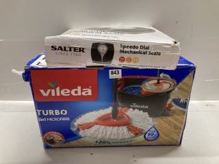 2 X VILEDA TURBO 2IN1 MICROFIBRE